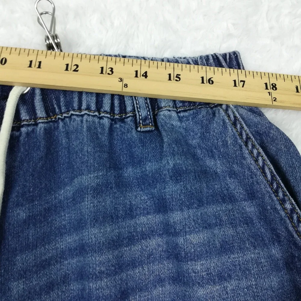 Judy Blue Womens Jeans Wide Leg Blue Denim High Rise Featherweight Palazzo 16W